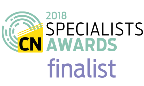 Advanté Shortlisted for the 2018 Construction News Specialists Awards
