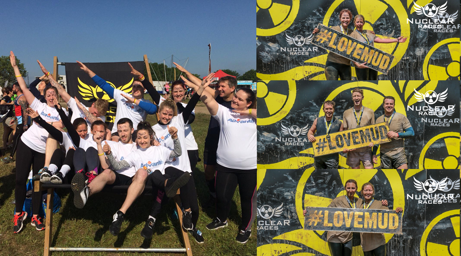 Team Advanté - Survivors of Nuclear Rush 2018! Team Nuclear Rush 2018 collage 900x500px
