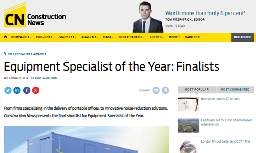 Here’s our Finalist Feature from the CN Specialists Awards 2019