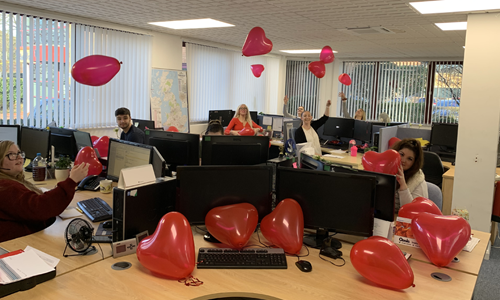 Love is in the welf-air