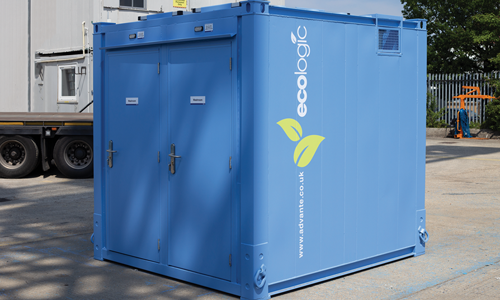 Oasis EcoLogic WashStation unit powered by Solar and LPG