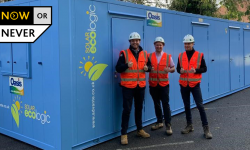 Discover Oasis Welfare Willmott Dixon site Avery Hill with EcoLogic Solar welfare units