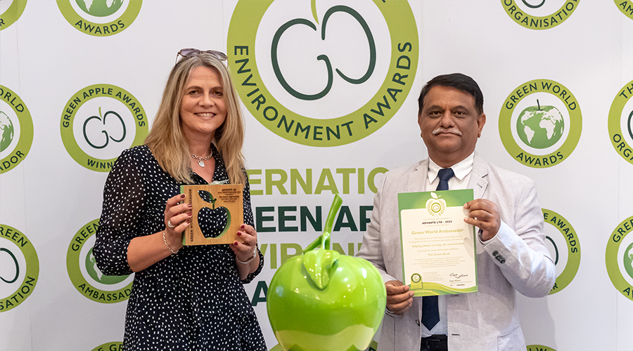 Advanté Awarded Green World Ambassador for Environmental Excellence