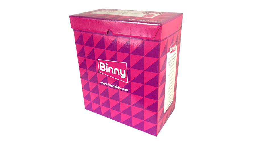 Binny disposable hygiene bins sanitary products welfare units construction women