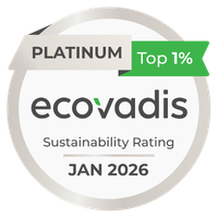 EcoVadis Platinum Medal Logo for Advante